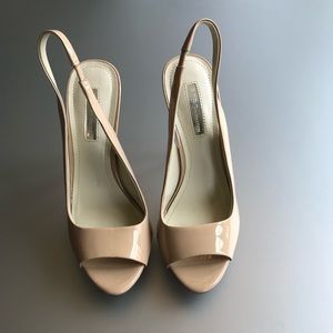 BCBGeneration Sling Back Peep Toe Heels